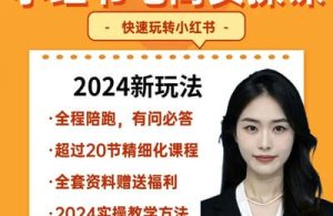 老肥电商2024小红书电商陪跑实操课VIP课程打包下载