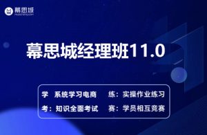 幕思城电商经理班11.0全套课程打包下载